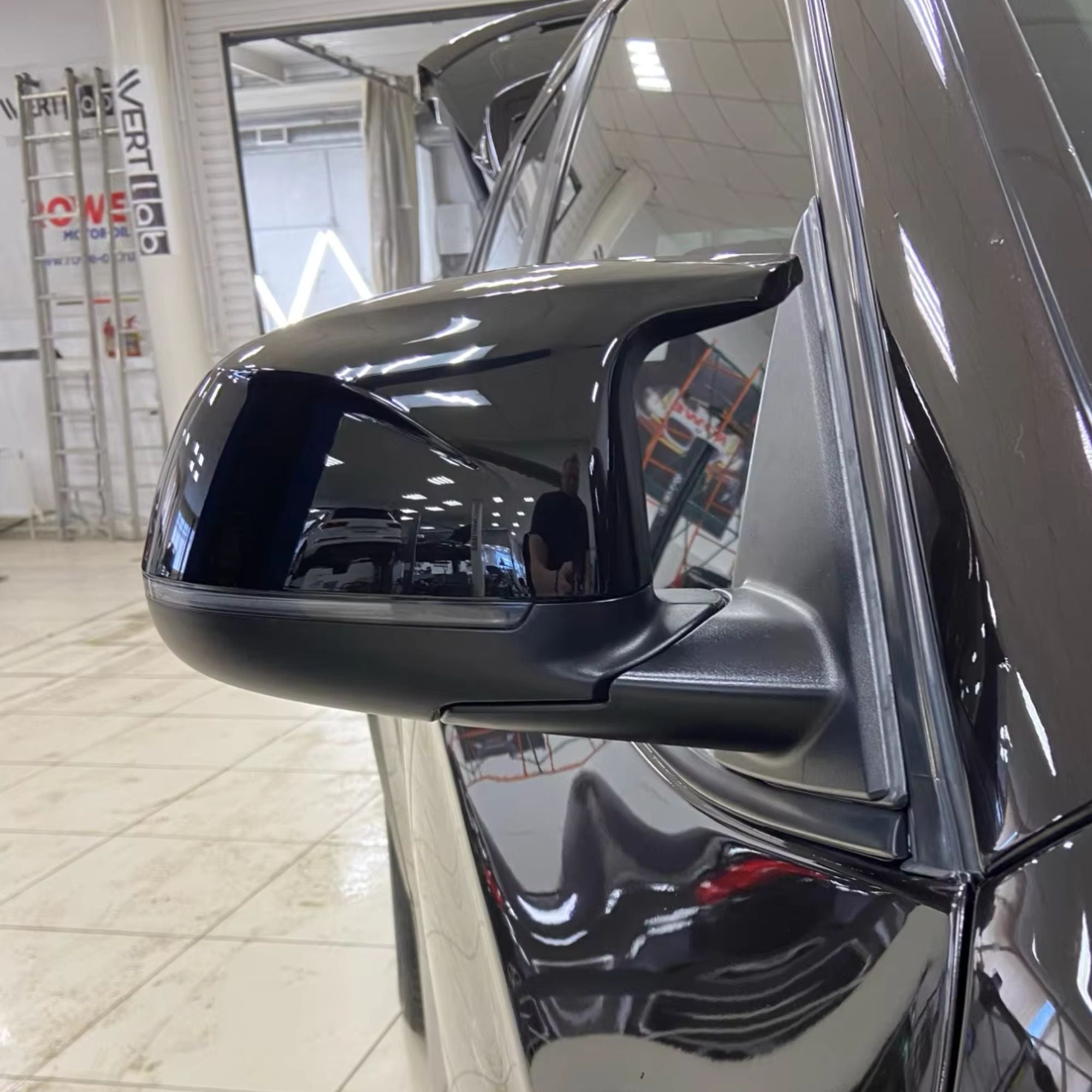 BMW X3 X4 X5 X6 F25 F26 F15 F16 Gloss Black M-Style Wing Mirror Covers (2014-2018)