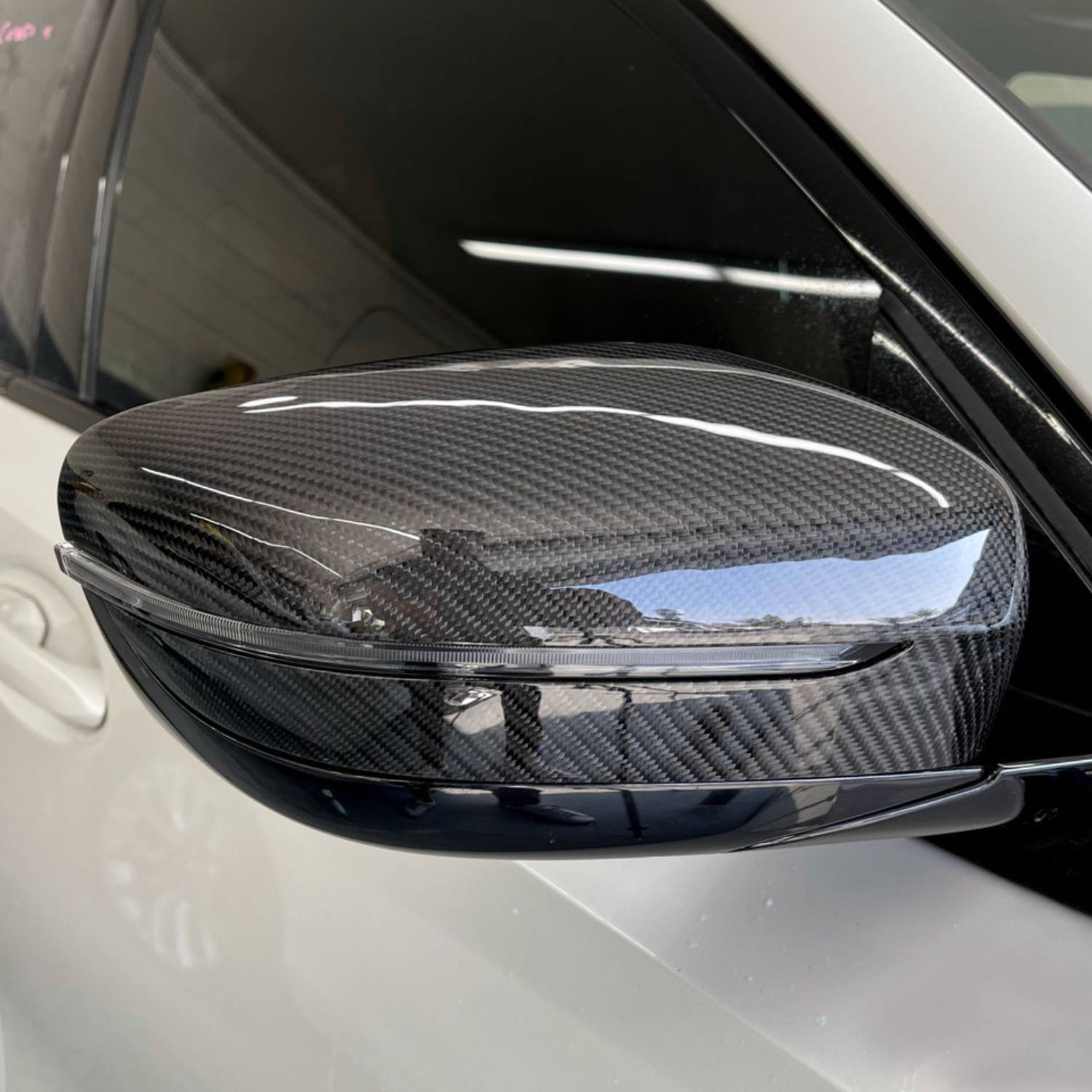 BMW 2, 3, 4, 5 Series G42, G20, G22, G26, G30 Pre-Preg Dry Carbon Fibre Mirror Covers By OPTIC (2017+)