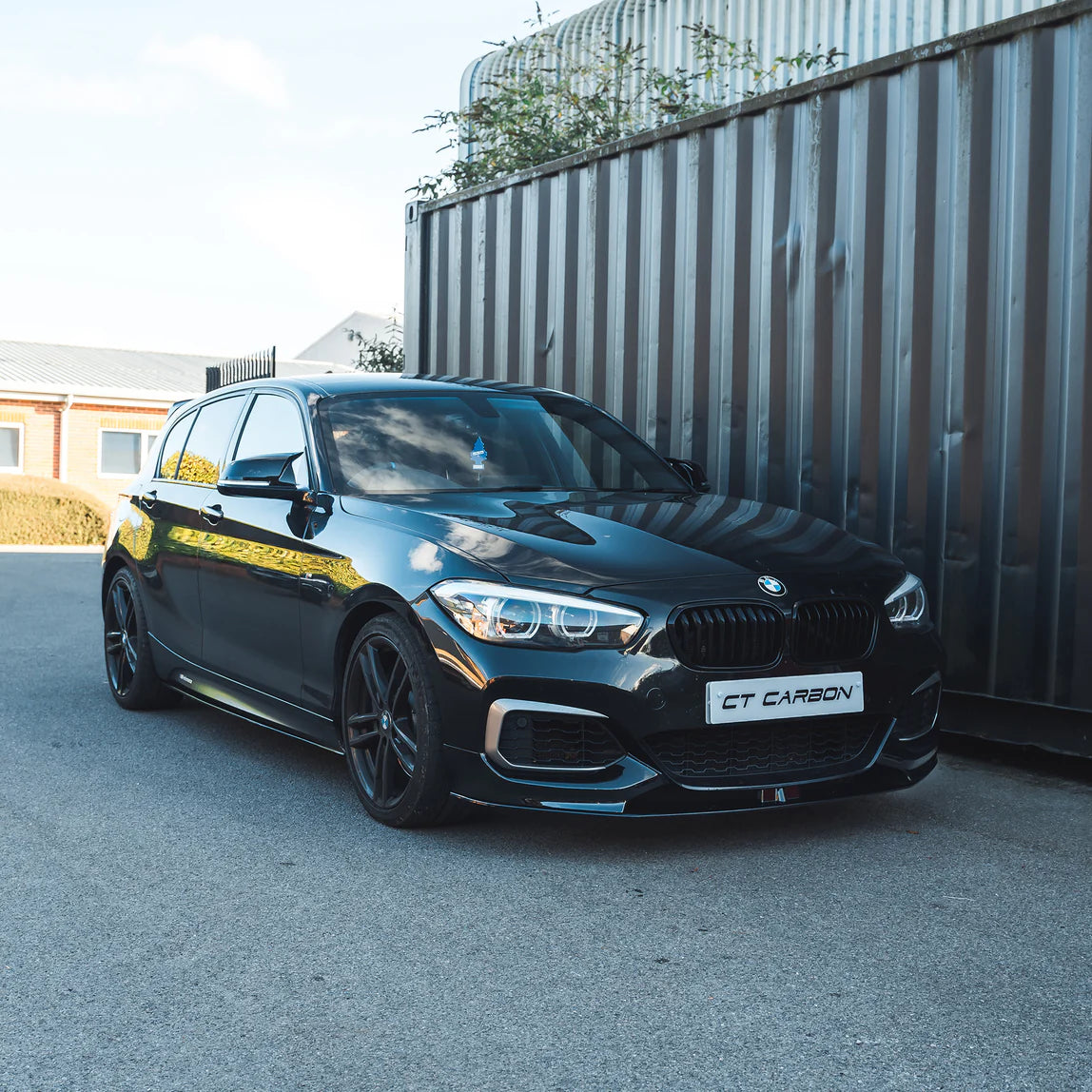 BMW F20/F21 1 SERIES LCI GLOSS BLACK SPLITTER - CT CARBON