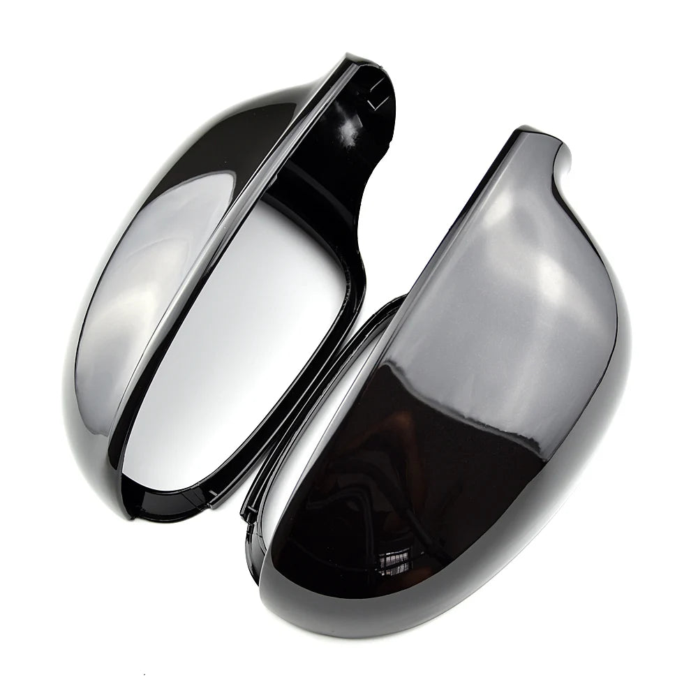 Gloss Black Mirror Covers For Golf MK5 (2003-2009)