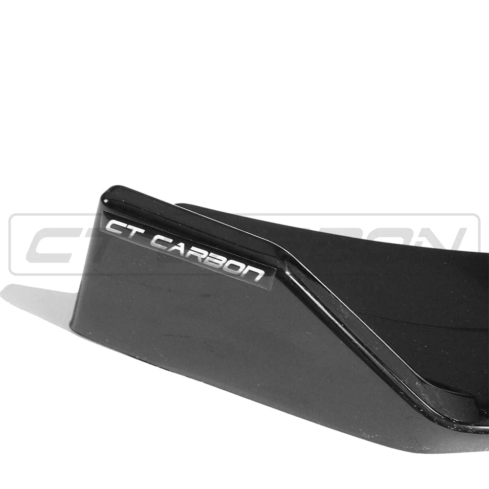 VW GOLF R/GTD/GTI MK7/7.5 2014-2020 GLOSS BLACK SPLITTER - BY CT CARBON