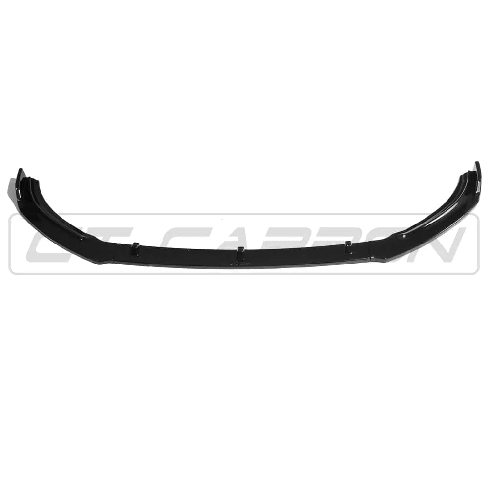 VW POLO MK6 2017-2020 GLOSS BLACK SPLITTER - CT CARBON