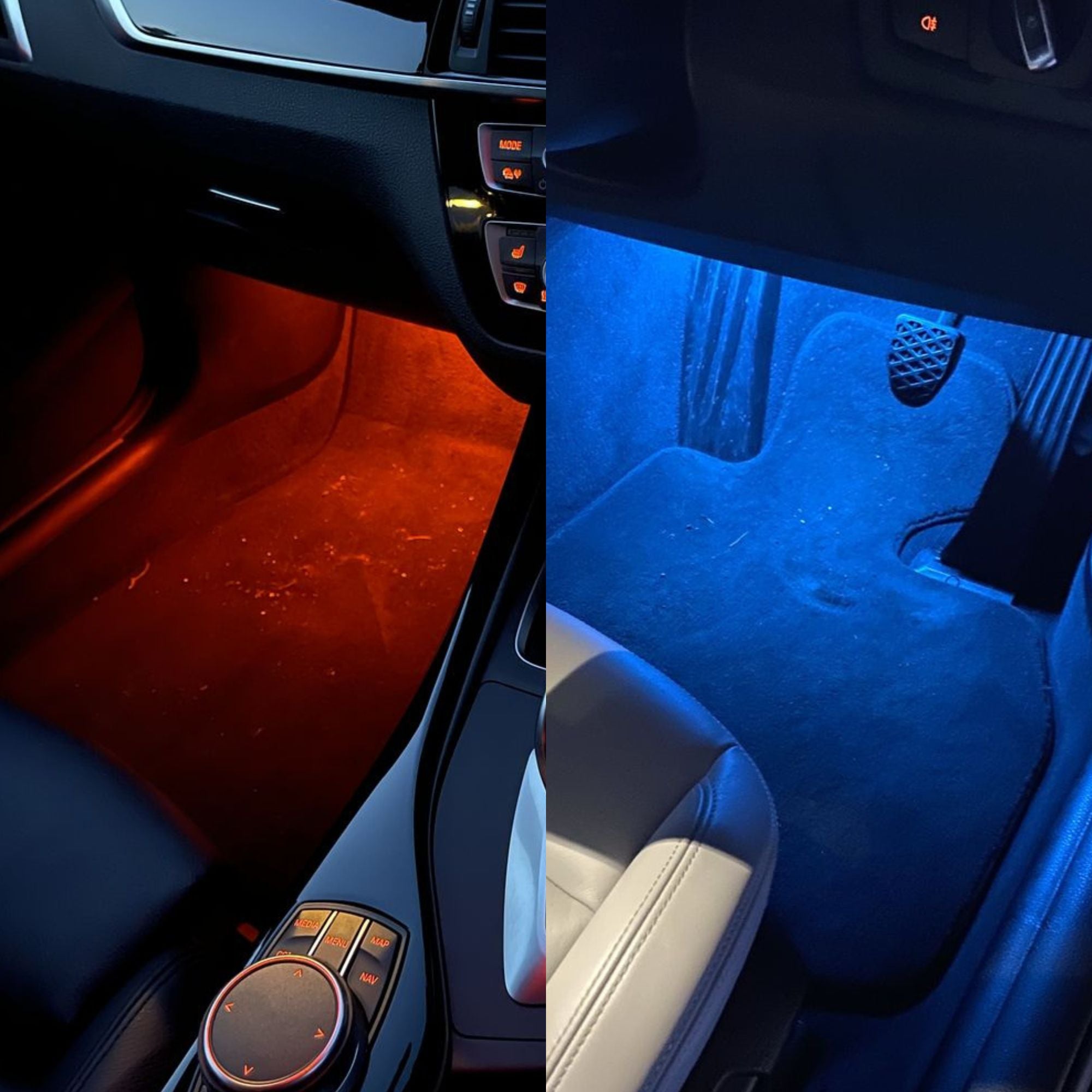 LED Interior Footwell Lighting For F20 F21 F22 F30 F31 F87 (2012-2019)