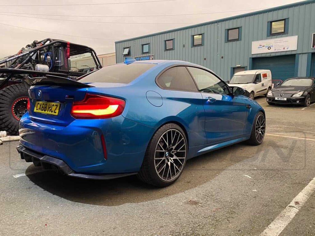 BMW M2 / M2C F87 CARBON FIBRE DIFFUSER - V STYLE