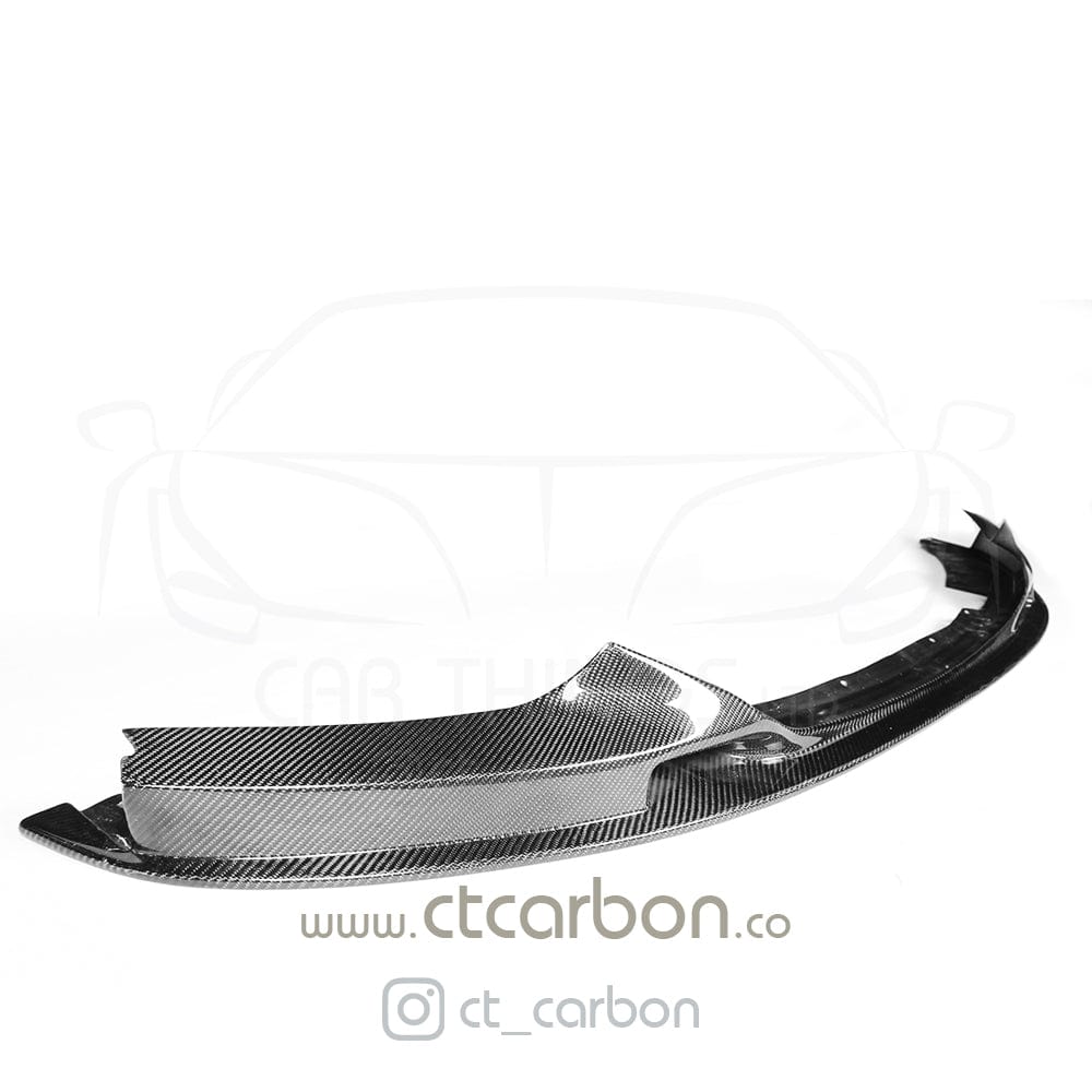 BMW 2 SERIES F22 & F23 M SPORT CARBON FRONT LIP SPLITTER - OEM + CT DESIGN