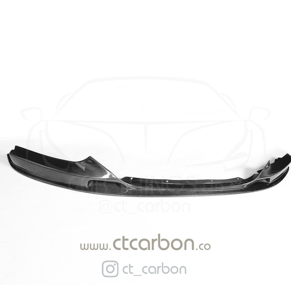 BMW 2 SERIES F22 & F23 M SPORT CARBON FRONT LIP SPLITTER - OEM + CT DESIGN