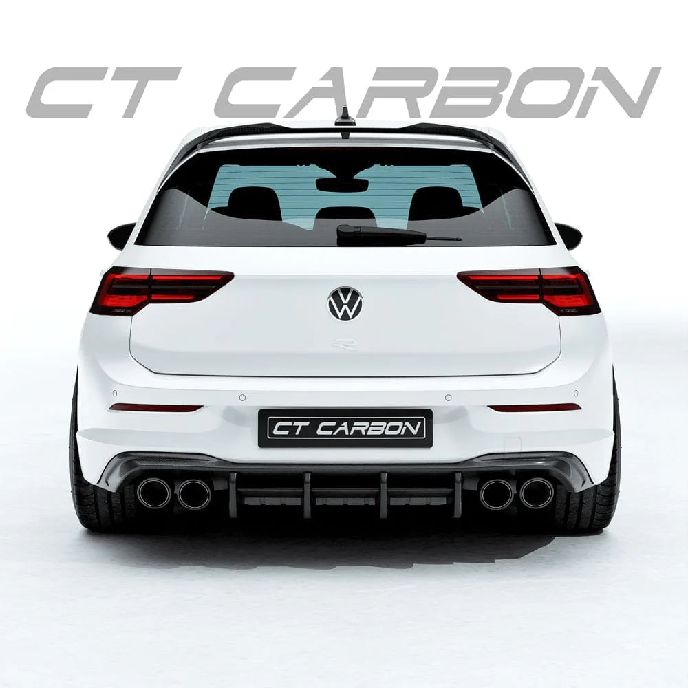 VW GOLF MK8 R CARBON FIBRE DIFFUSER - CT DESIGN