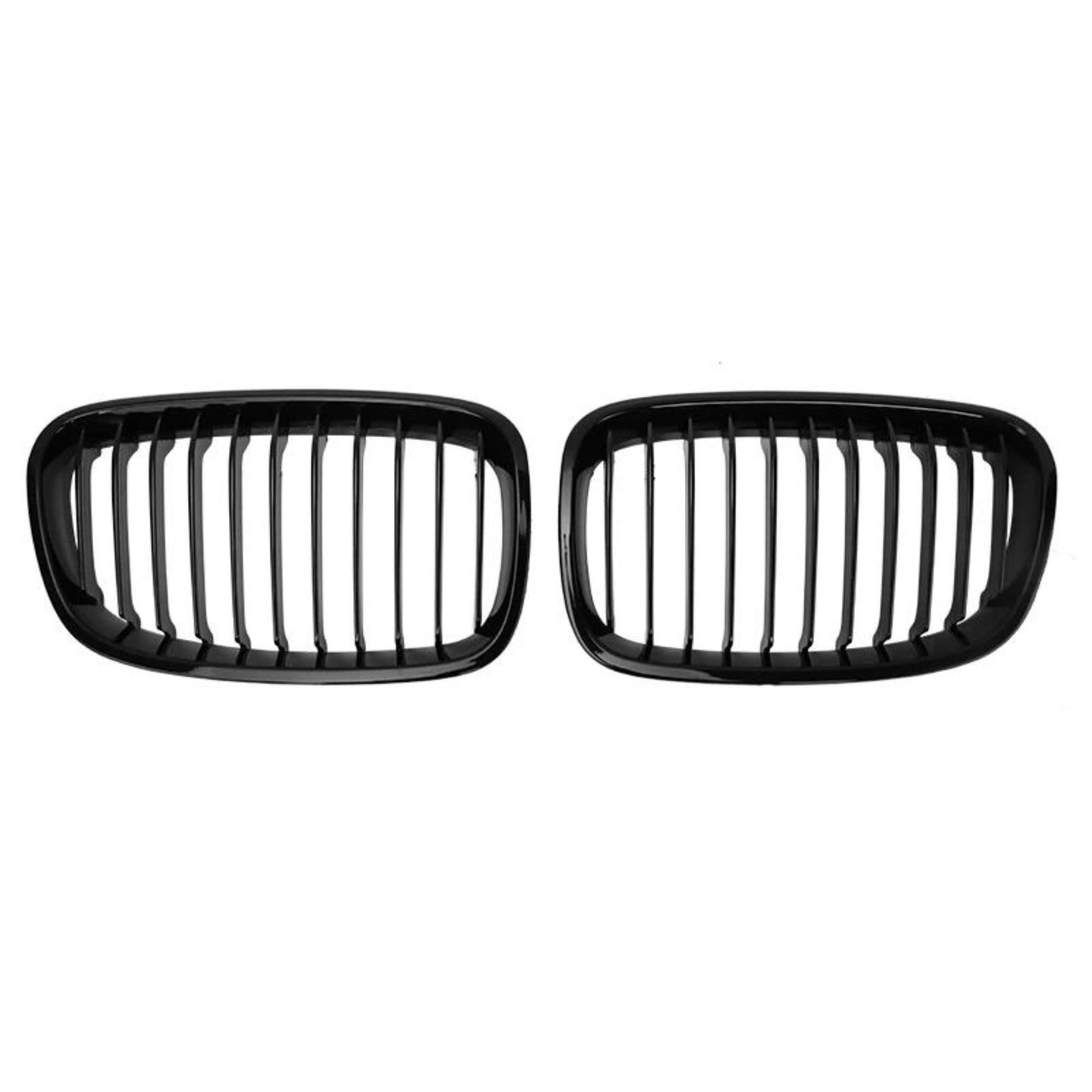 1 Series Pre-LCI Gloss Black Single Slat Front Grills F20 F21 (2011-2014) - Avoro Design