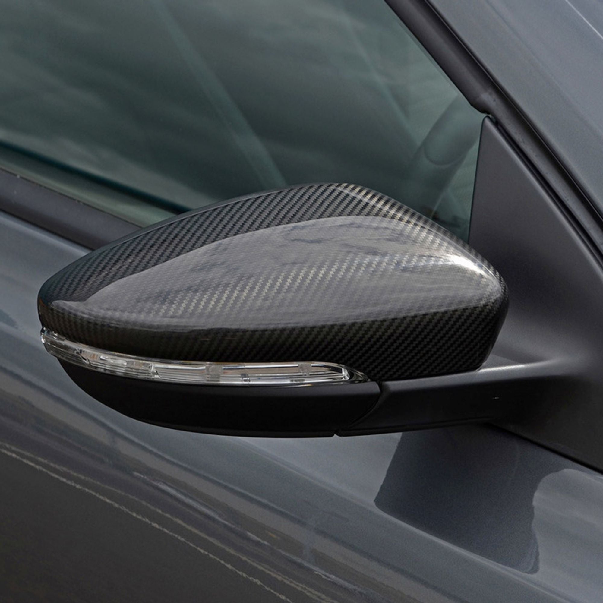 Golf MK6 Carbon Fibre Replacement Wing Mirror Covers (2008-2013) - Avoro Design